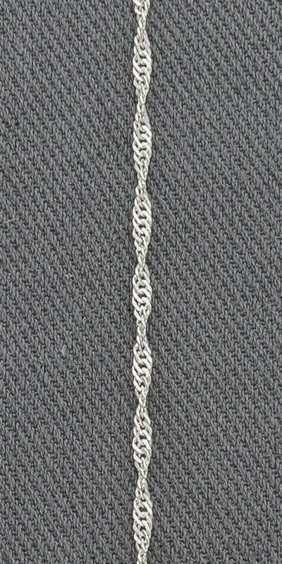 Sterling silver twisted shiny bracelet