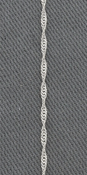 Sterling silver twisted shiny bracelet