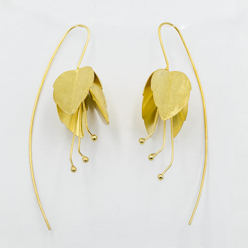 Gold Plated Fuschia Jewelry - Elegant Designer Fashion Accessory