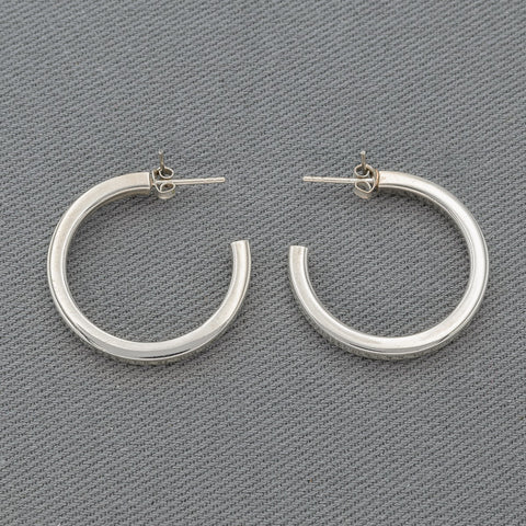3mm Square edge hoops