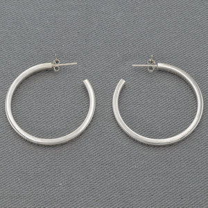 Hoops with square edges 3.5 cm