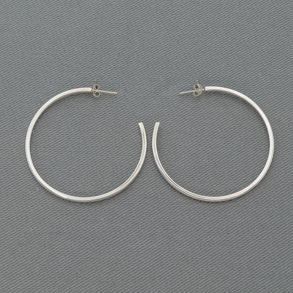 Large Hoops with square edges