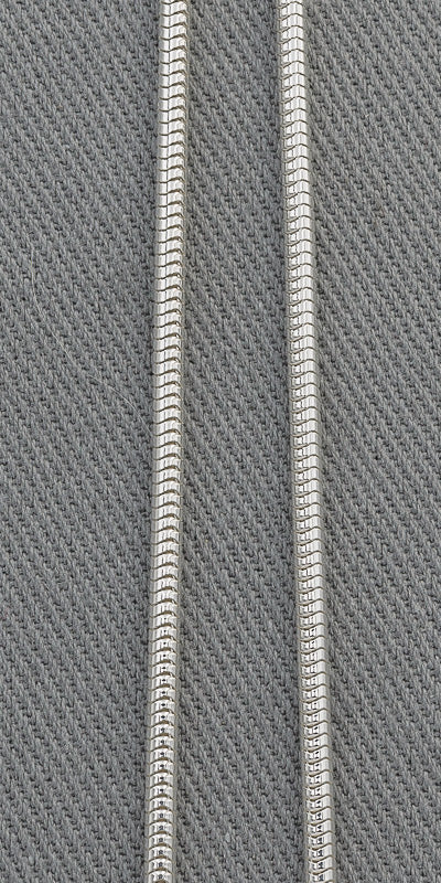 2.4mm Sterling Silver Snake Chain Necklace - Silvertree Jewelry #