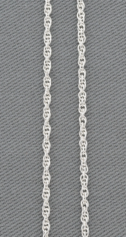 3mm Sterling Silver Rope Chain Necklace for Everyday Wear - Silvertree Jewelry #