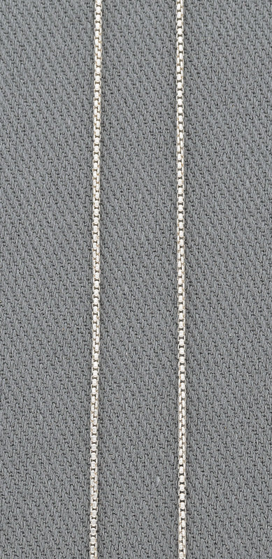 Sterling silver round box chain