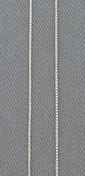Sterling silver round box chain