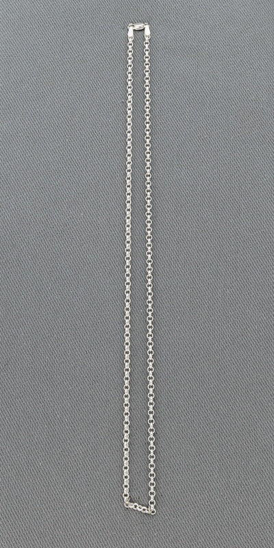 Sterling silver rolo chain 3 mm