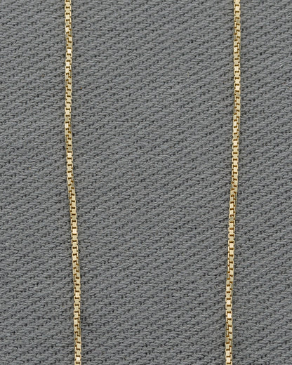 Gold plated box chain