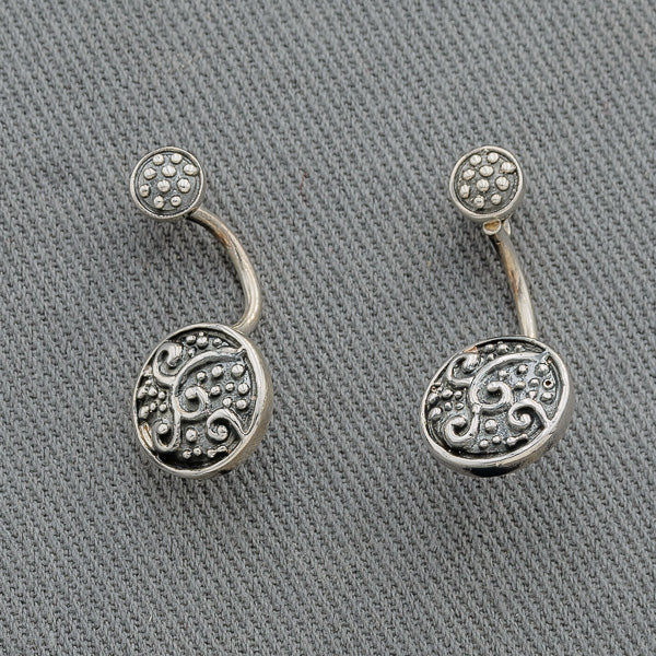 Two part earring