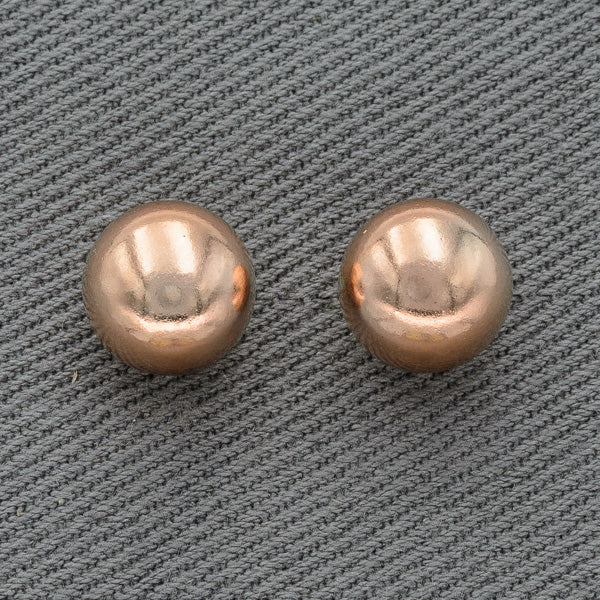 Rose gold studs