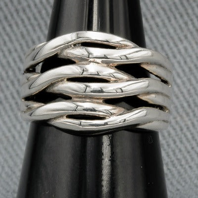 Sterling Silver woven ring