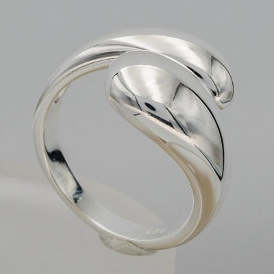 Sterling silver wrap around silver ring