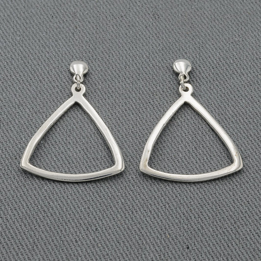 Dangling Triangle Earrings - Elegant 40mm SKUES021 Jewelry