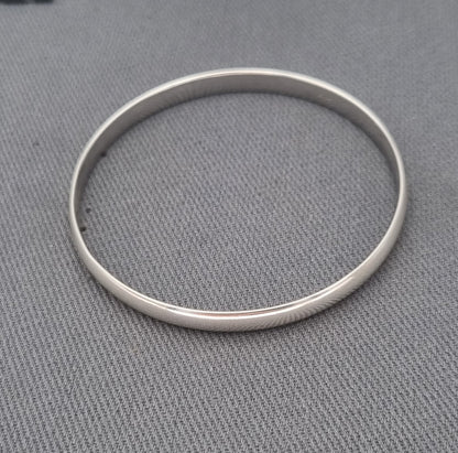 5 mm Sterling silver Bangle 60mm - Silvertree Jewelry #