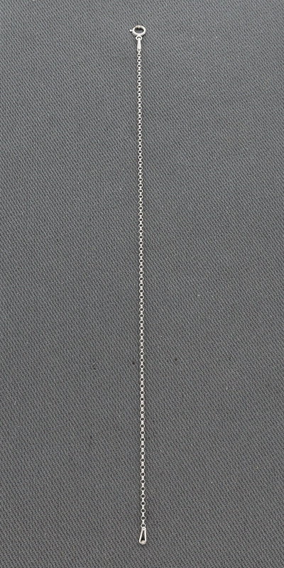 Sterling Silver Belcher Bracelet 1mm 19cm 