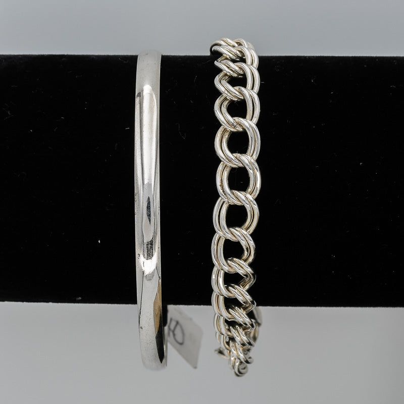 Double curb bracelet