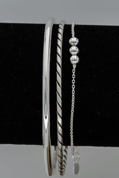 Sterling Silver ball bracelet